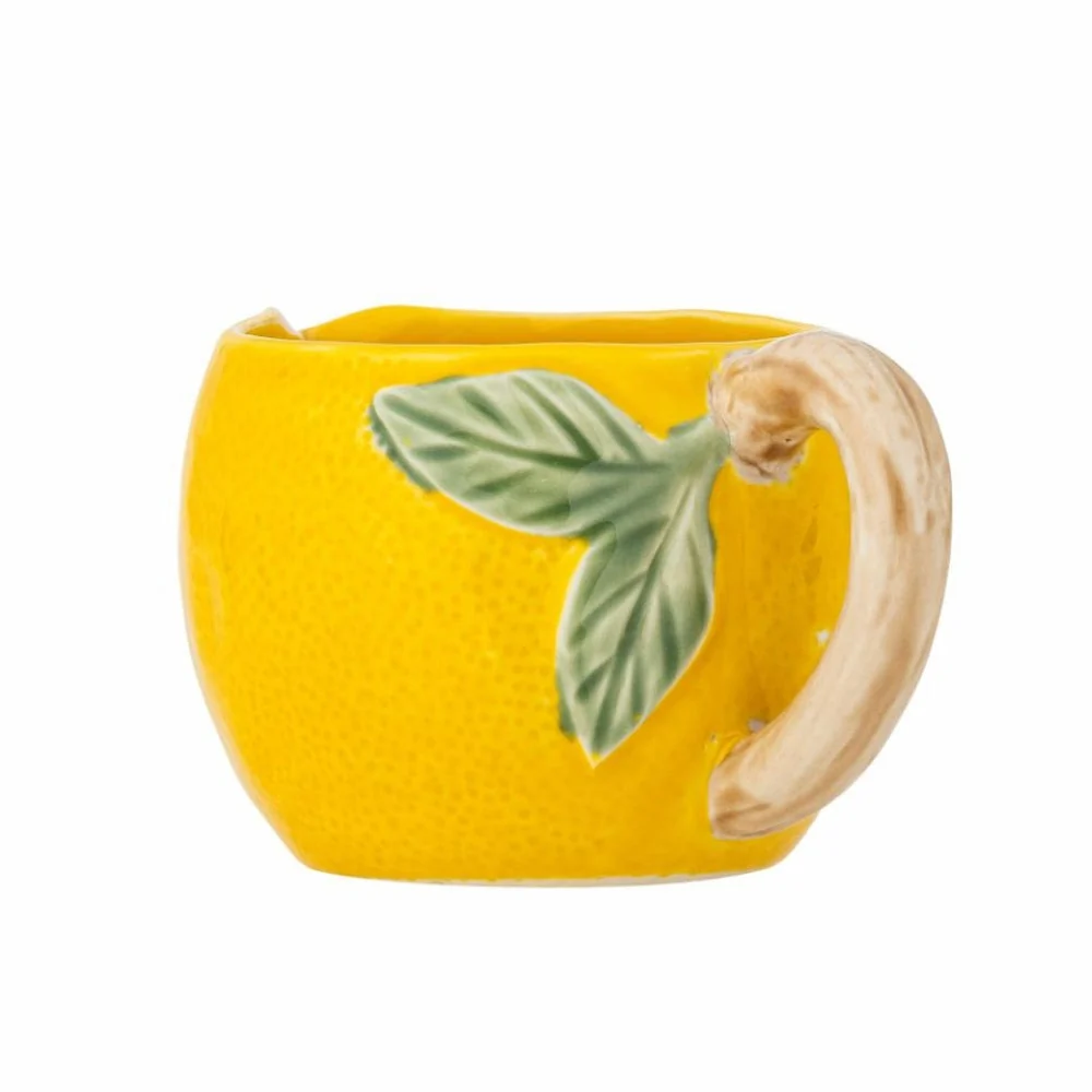 Bloomingville Mjölkkanna Limone Gul Stengods