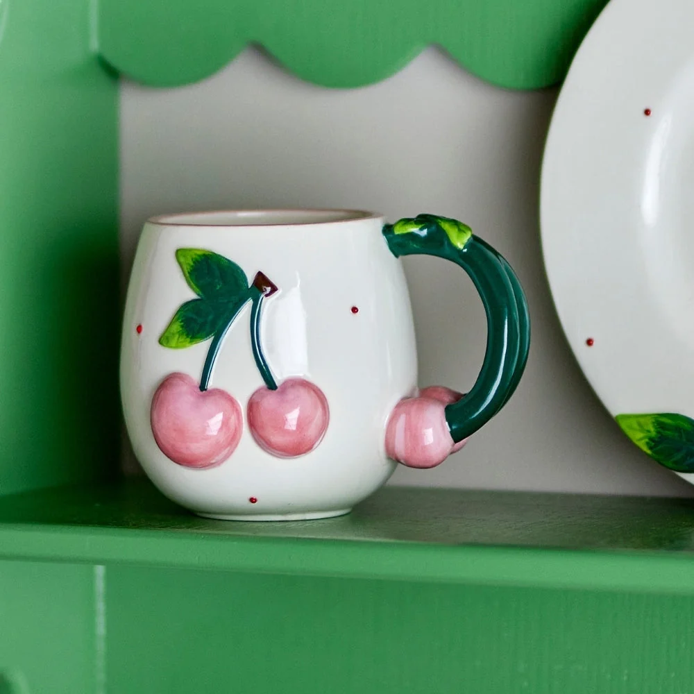 Bloomingville Mug i stengods Berrie Rose