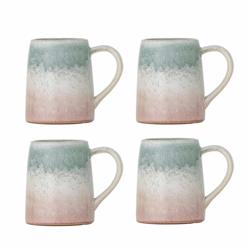Bloomingville Muggset i stengods Winnie Multi 4 st.