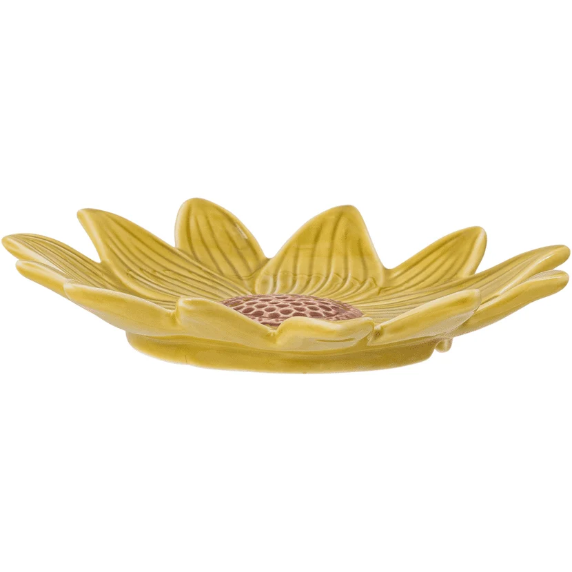 Bloomingville Savanna Tallrik Gul Stengods 16 cm