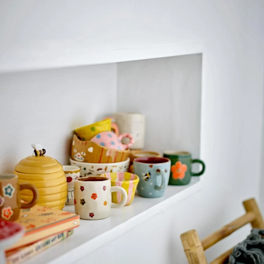 Bloomingville stengods babymugg Addy Nature