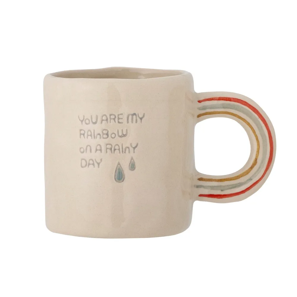 Bloomingville stengods kaffemugg Cloudy Mug Nature