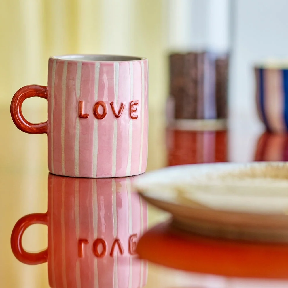 Bloomingville Stengodsmugg för mamma Cherish Rose