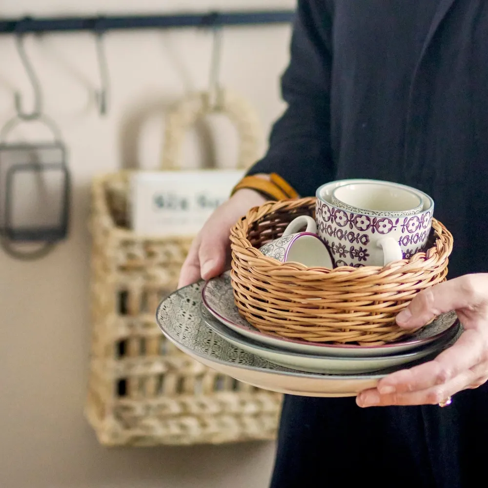 Bloomingville Tekoppar Karine Mugg Grön Stengods 4 stycken