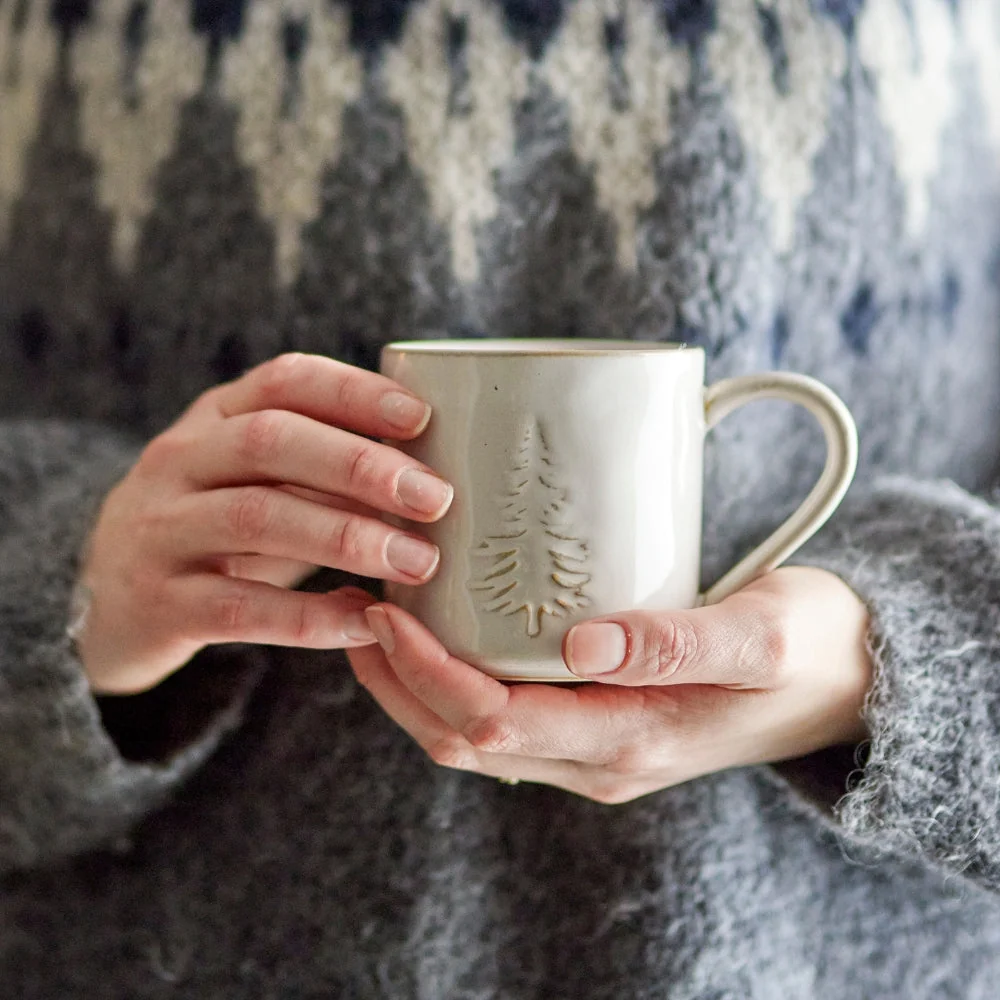 Bloomingville Vinter Natur Stengods Mugg