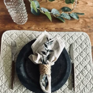 Bordsunderlägg STONE-WASHED Quilt – Natur