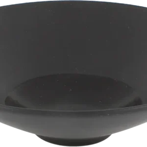 Bowl round black 24cm