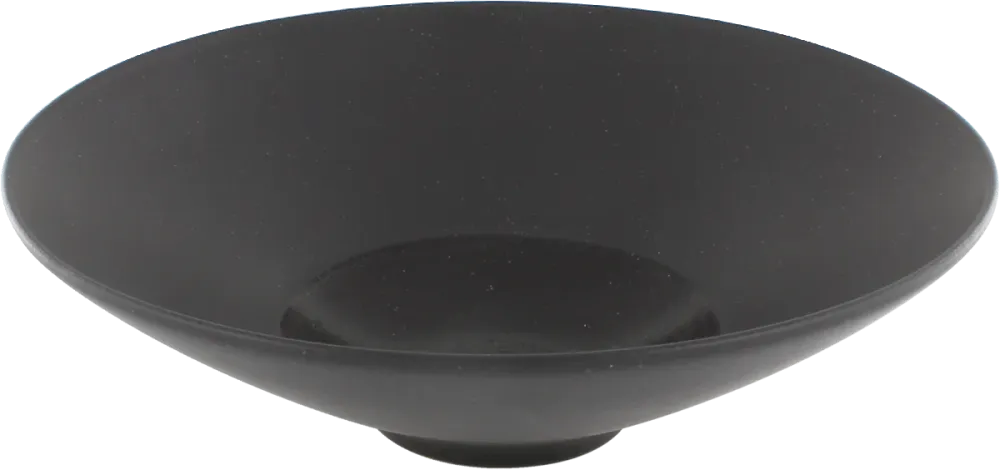 Bowl round black 24cm