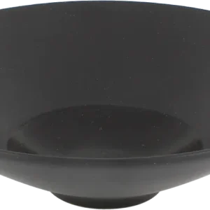 Bowl round black 28cm