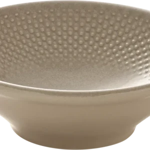 Bowl round embossed almond 16cm/0.50l