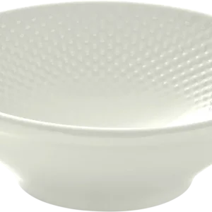 Bowl round embossed cream 16cm/0.50l