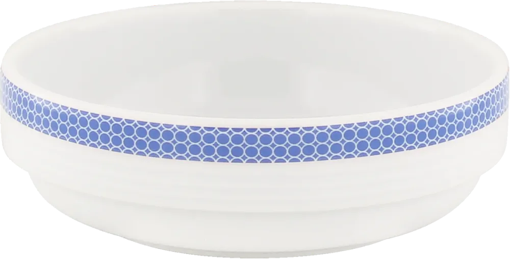 Bowl round stackable embossed 12cm/0.28l
