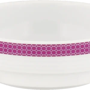 Bowl round stackable embossed 12cm/0.28l