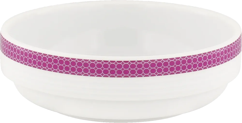 Bowl round stackable embossed 12cm/0.28l
