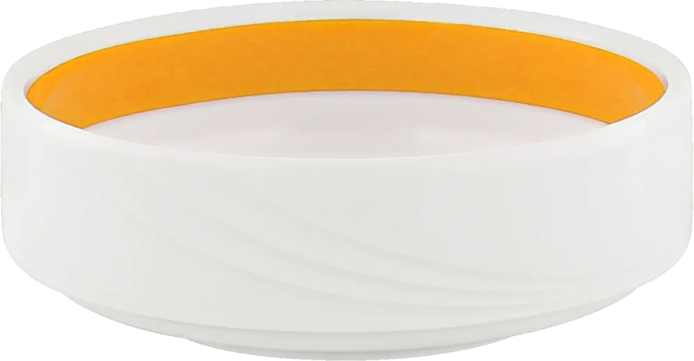 Bowl round stackable embossed 12cm/0.30l