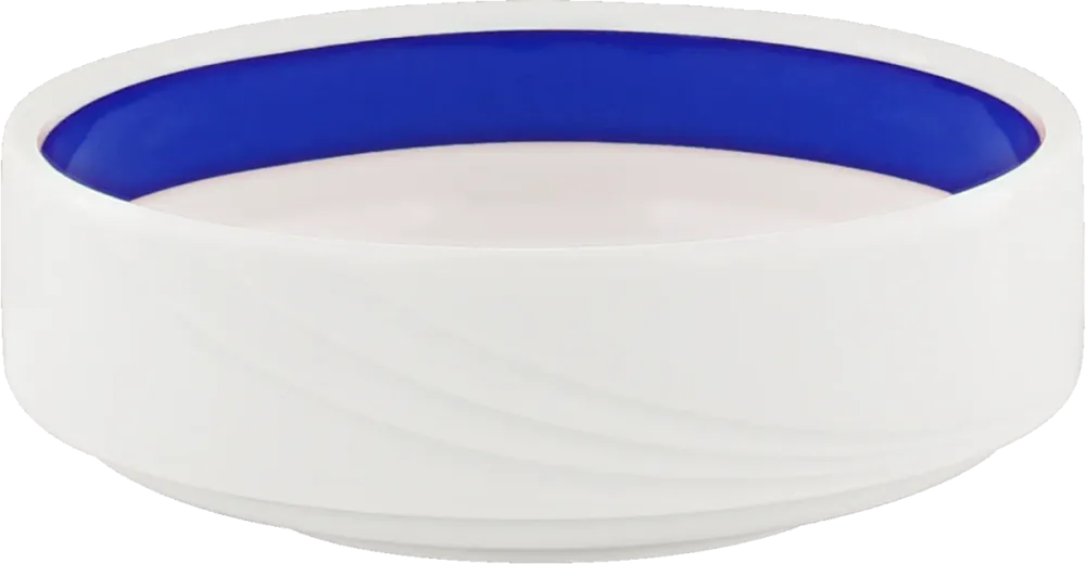 Bowl round stackable embossed 12cm/0.30l