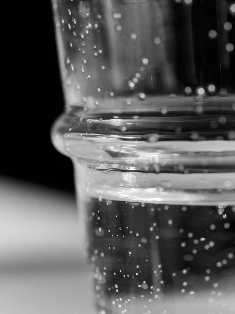 Boya Tall Glasses - Set 2 - Clear Bubbles