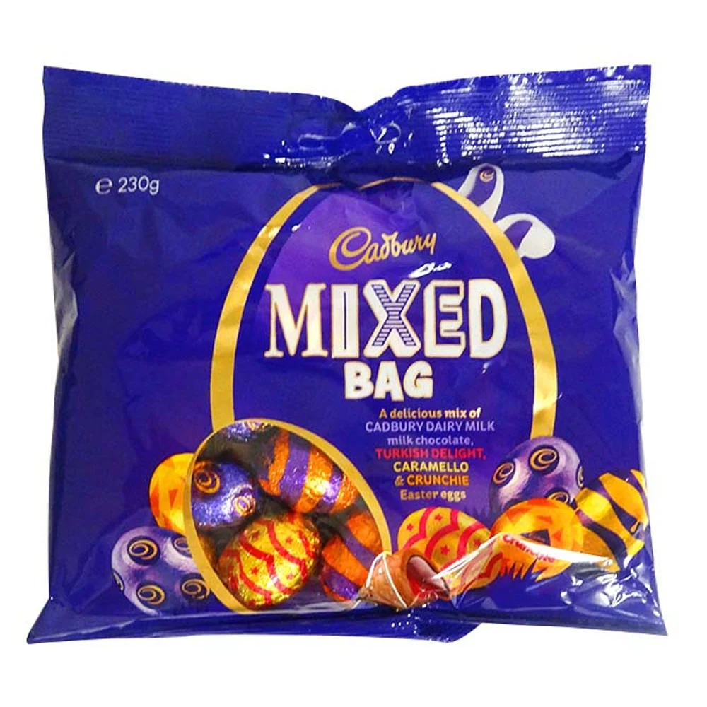 Cadbury blandade val Bag 230g (cirka 21 ägg)