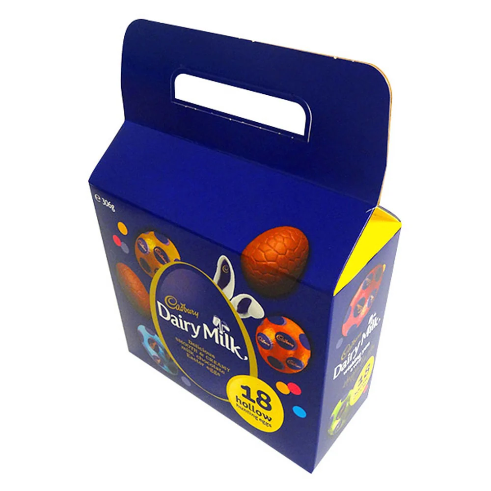 Cadbury M.Chocolate Egg Box 18 Hollow Eggs 306G (väska)