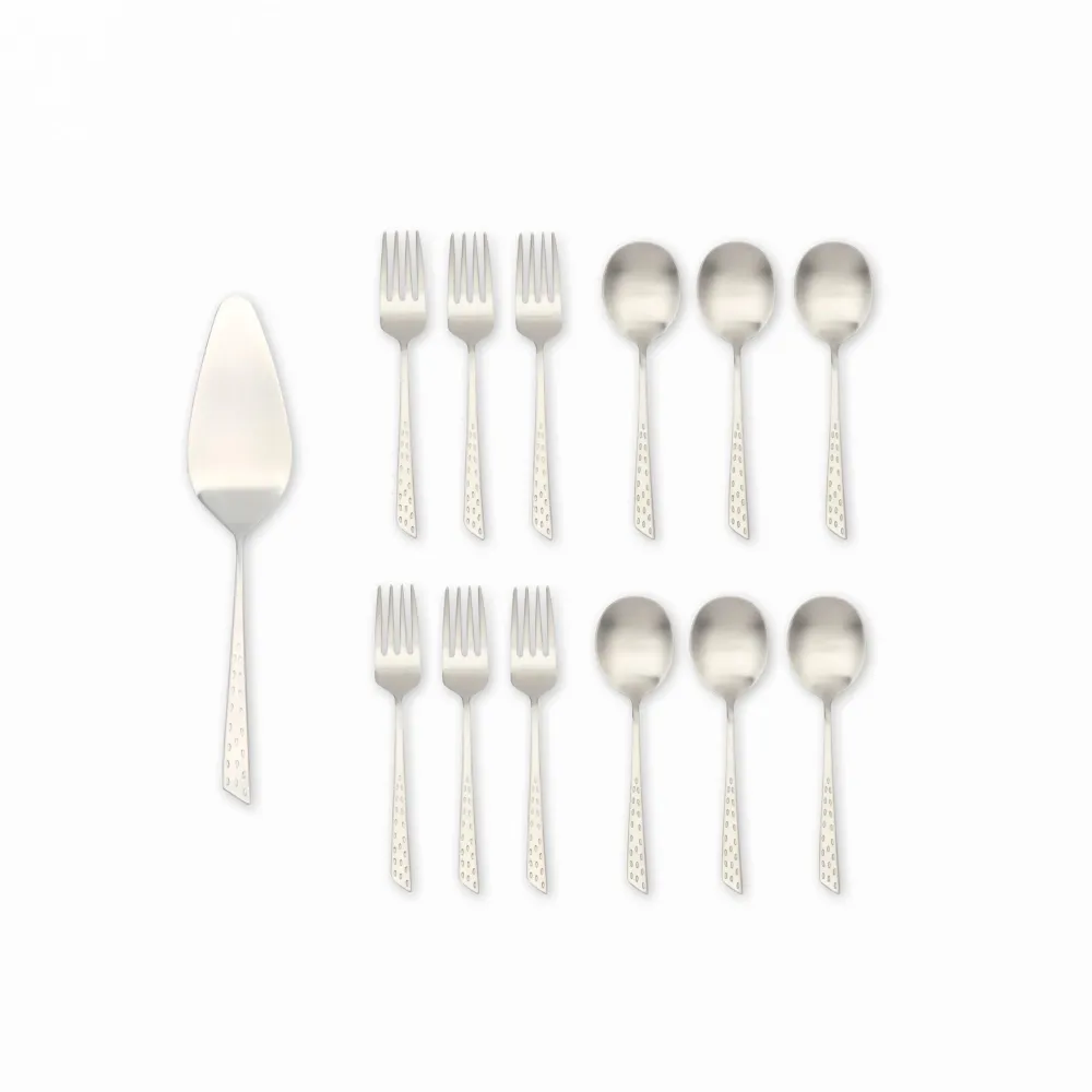Catarina König 1211 Dessertset Strawberry 13-delar i giftbox