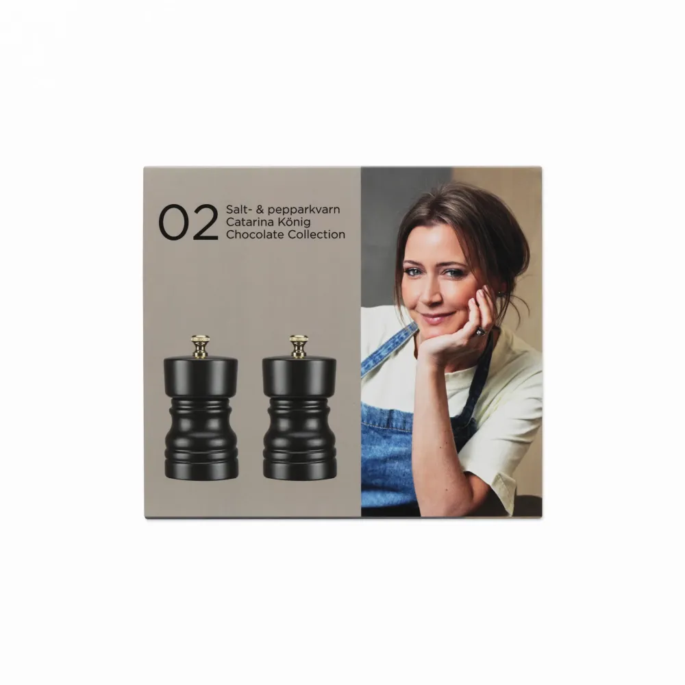 Catarina König 1214 Chocolate Kryddkvarn Set 10cm