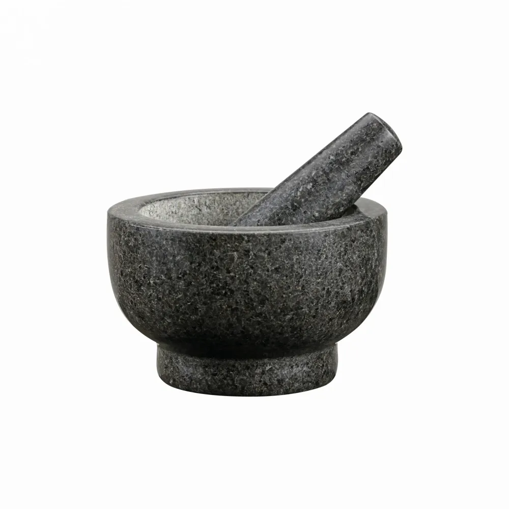 Catarina König 1217 Mortel 14cm Svart Polerad