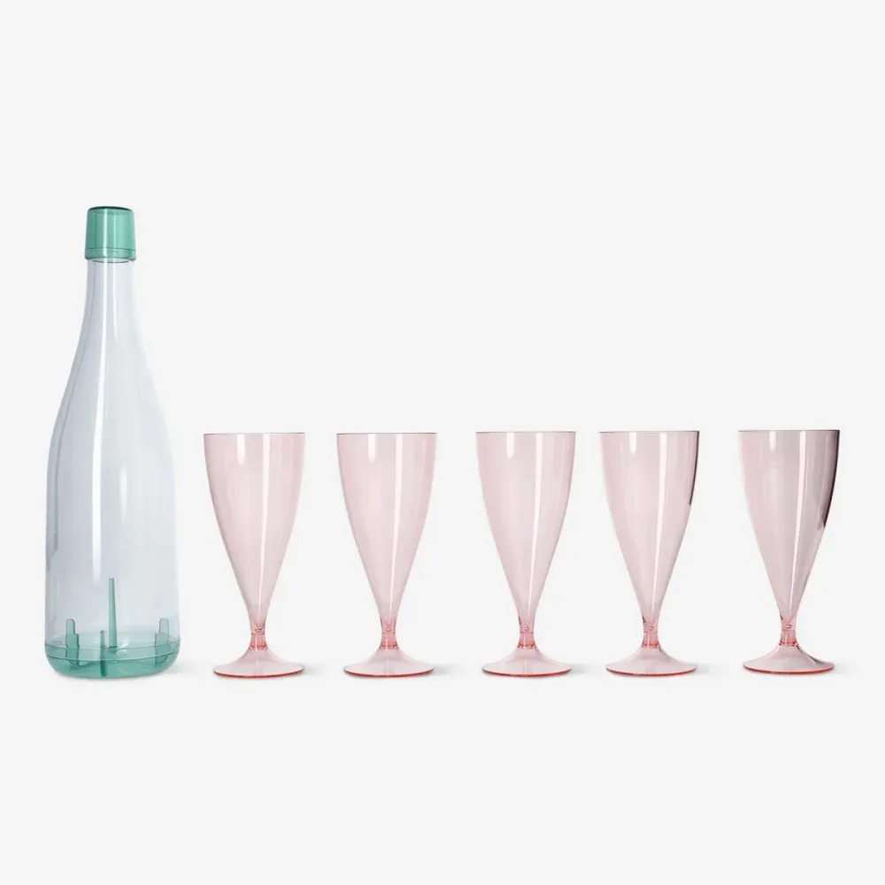 Champagneflöjter. 5 st.