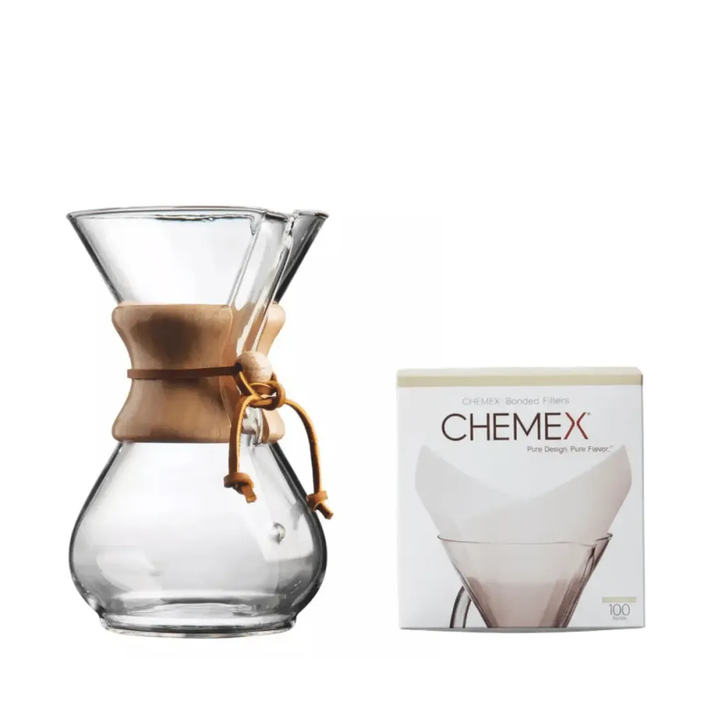 Chemex för 6 koppar + 100 st filter