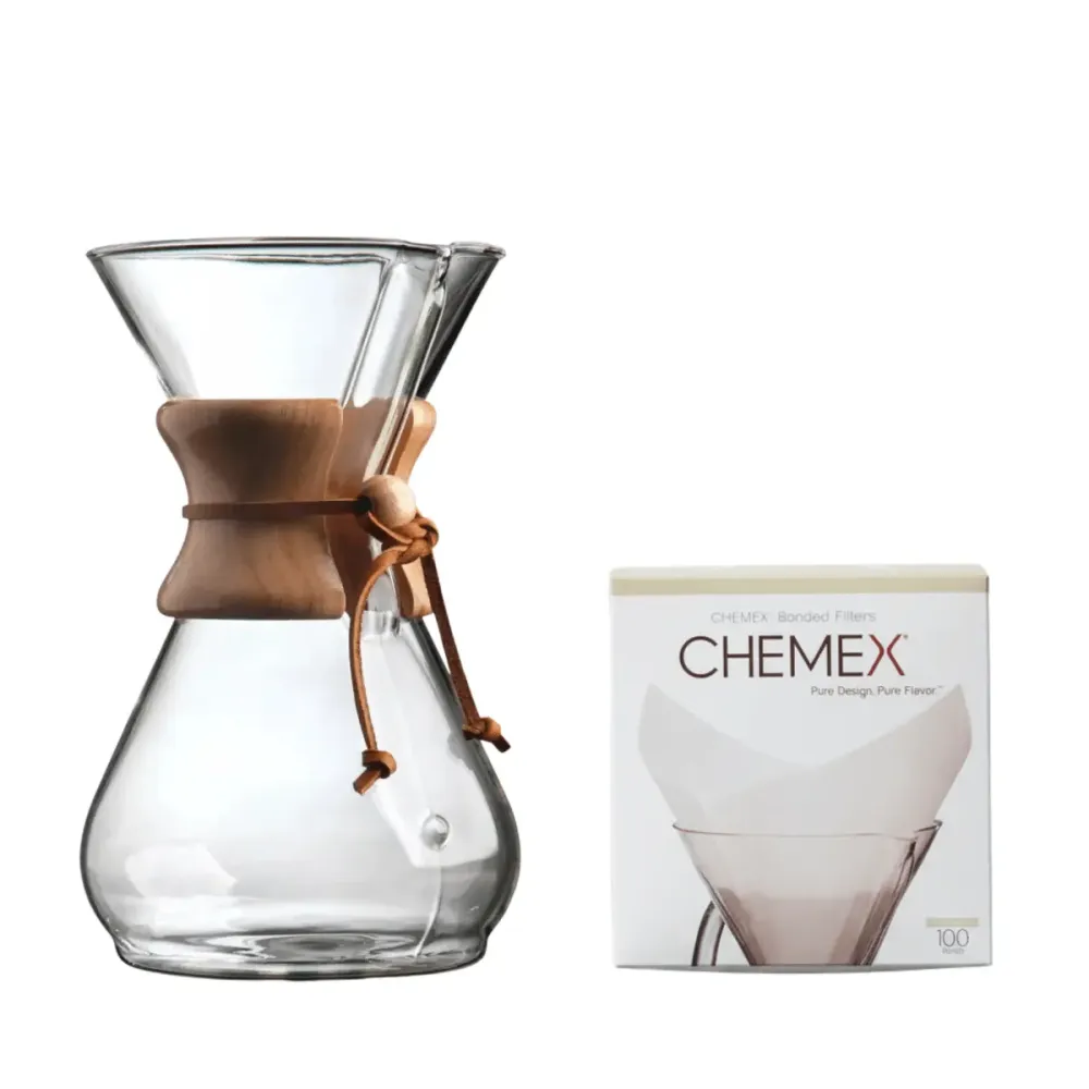 Chemex för 8 koppar + 100 st filter