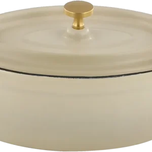 Cocotte oval sand 15x10cm