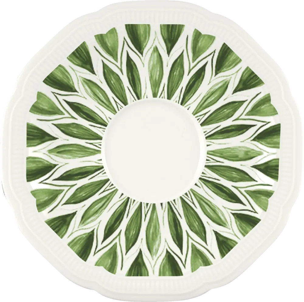 Combi saucer round embossed 16cm