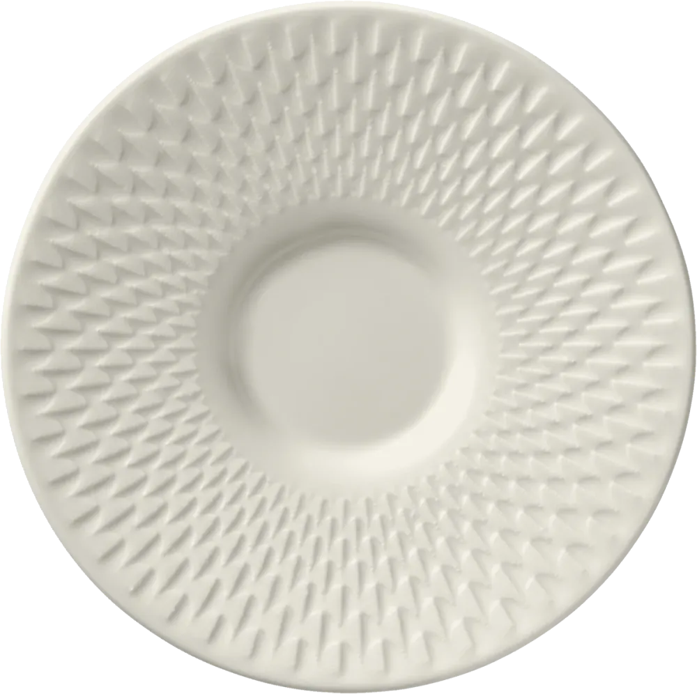 Combi saucer round embossed 16cm