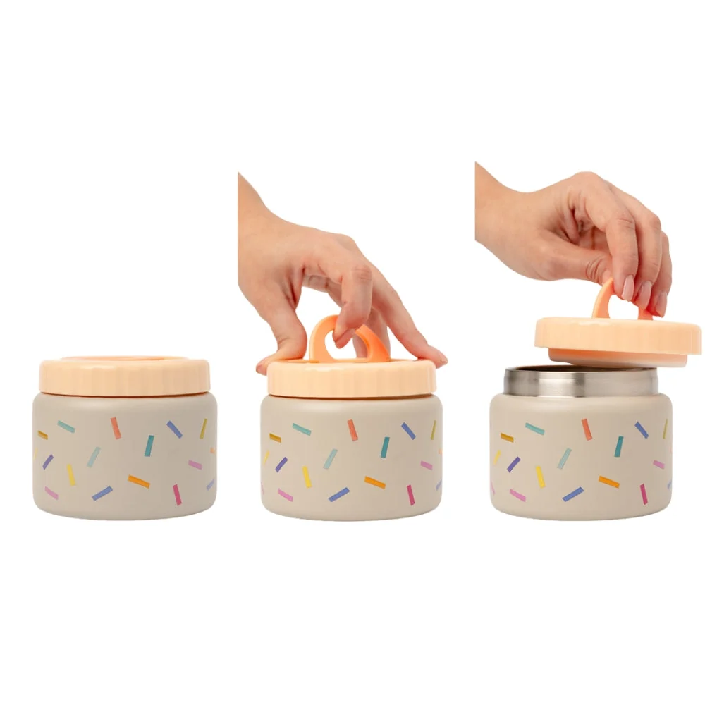 Cotton Cloud Lunchtermos för barn Dancing Hearts 350 ml