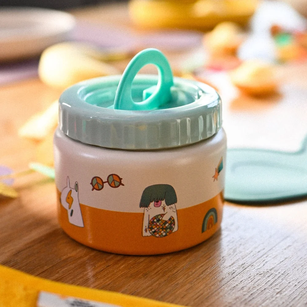Cotton Cloud Lunchtermos för barn Funky Dogs 350 ml