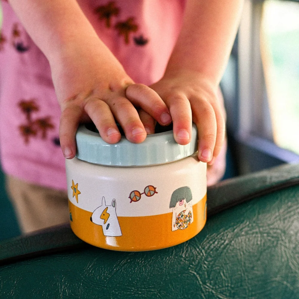 Cotton Cloud Lunchtermos för barn Funky Dogs 350 ml