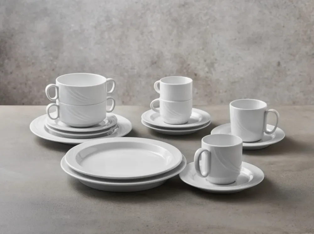 Creamsoup cup stackable embossed 0.28l