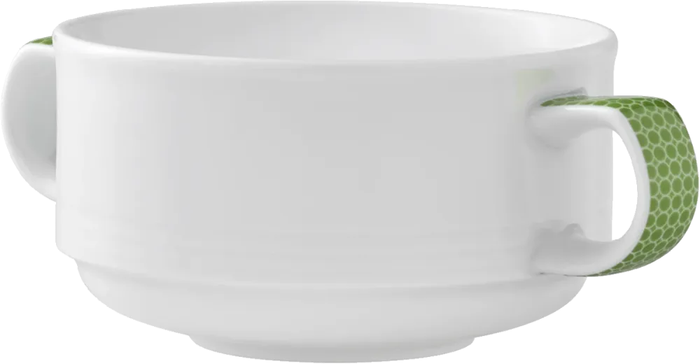 Creamsoup cup stackable embossed 0.28l