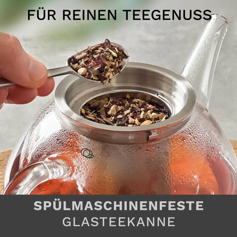 Creano Tekanna 1,2 L Glas lock i ett