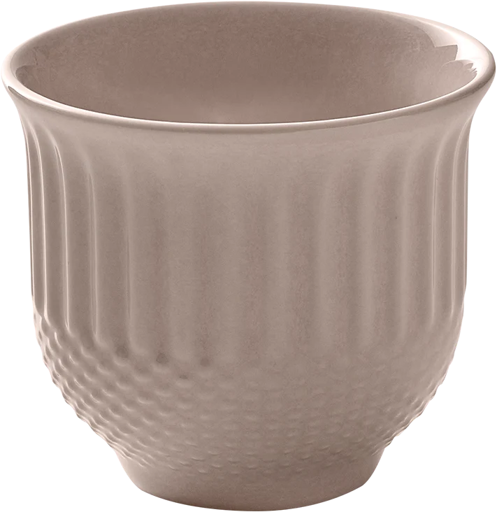 Cup embossed blush 0.08l