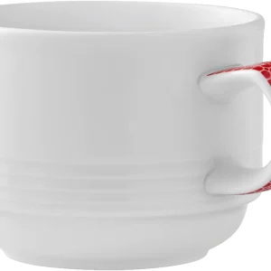 Cup stackable embossed 0.18l