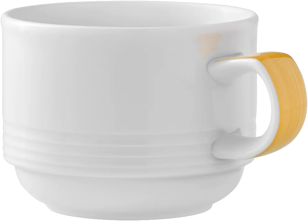 Cup stackable embossed 0.18l