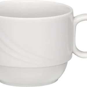 Cup stackable embossed 0.18l