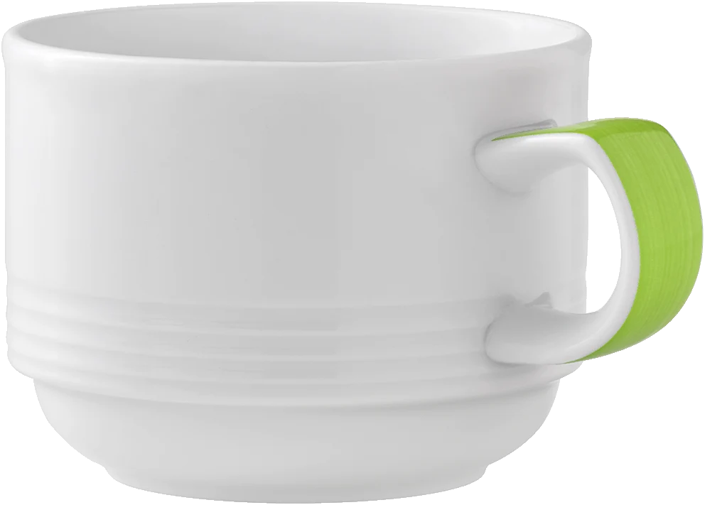 Cup stackable embossed 0.18l