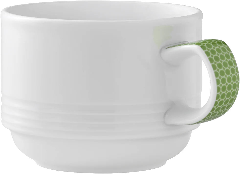 Cup stackable embossed 0.18l