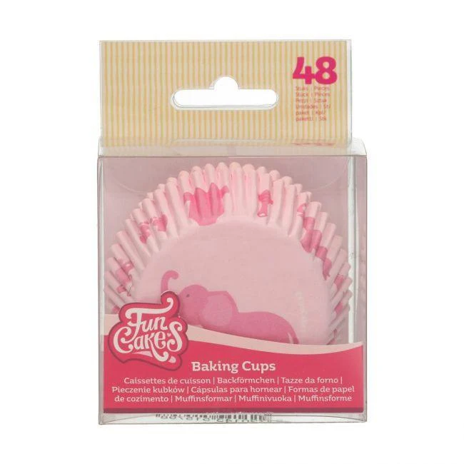 48 Cupcakeformar Bebis Flicka