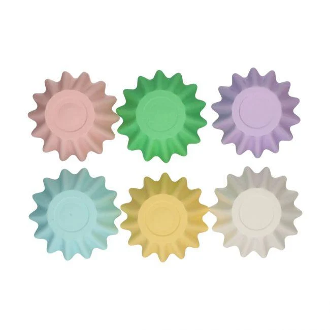 48 Cupcakeformar Bloom - Pastellmix