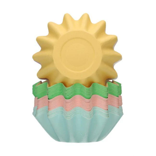 48 Cupcakeformar Bloom - Pastellmix