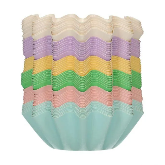 48 Cupcakeformar Bloom - Pastellmix