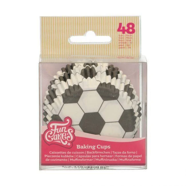 48 Cupcakeformar Fotboll