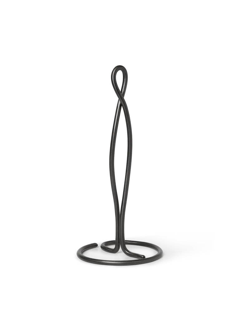 Curvature Paper Towel Holder - Black Brass